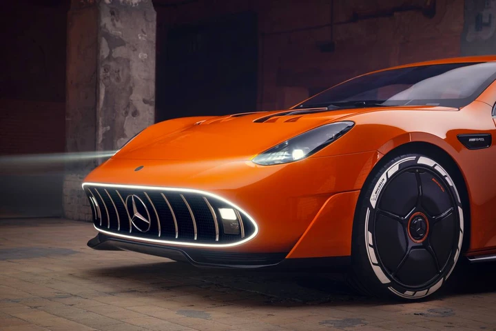 Mercedes AMG GT XX, una cassa riproduce il sound