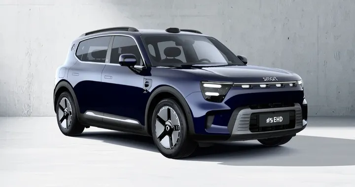 Smart #5 EHD: fino a 1600 km di autonomia per il SUV più ambizioso di Smart