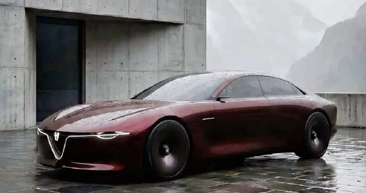 Il render che fa sognare gli alfisti, ma il mercato frena