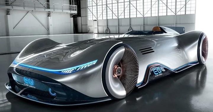 Mercedes Vision EQ Silver Arrow: concept elettrica ispirata alla storia