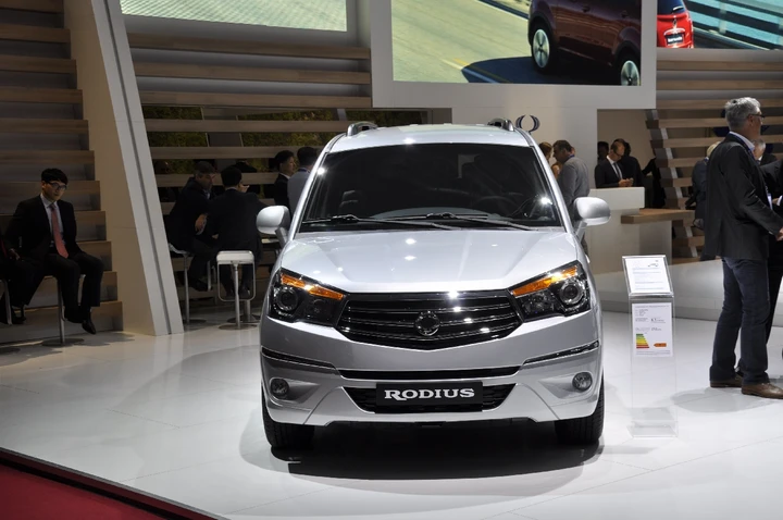 Stand SsangYong al Salone di Parigi 2014