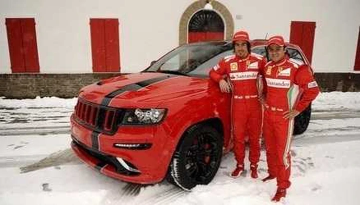 Jeep Grand Cherokee SRT8 Ferrari per Alonso e Massa