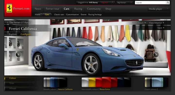 www.ferrari.com, il nuovo sito del Cavallino