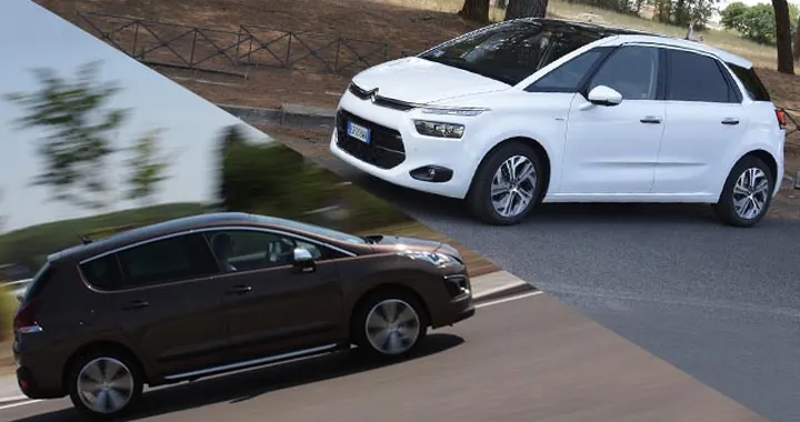 Peugeot 3008 vs Citroen C4 Picasso: prova su strada