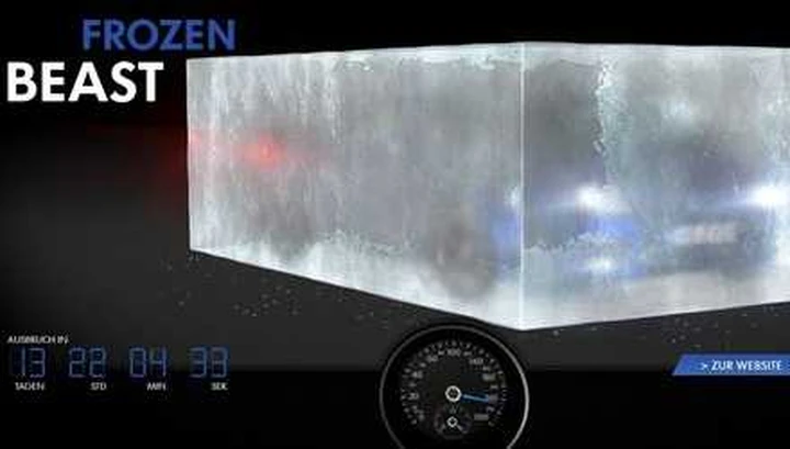 Volkswagen Golf R 2013, teaser ghiacciato