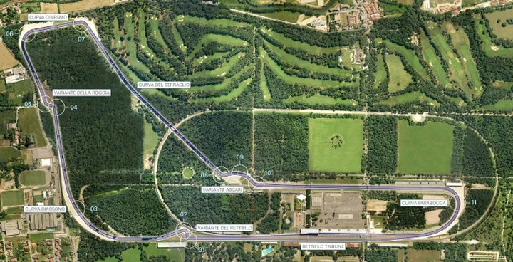 Ecco come potrebbe cambiare il circuito di Monza