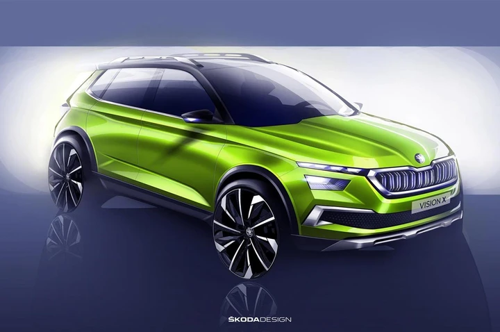Skoda Vision X 2018: primi render