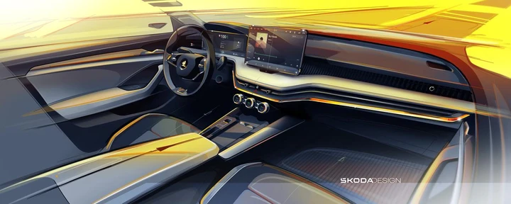 Skoda Superb 2024 teaser