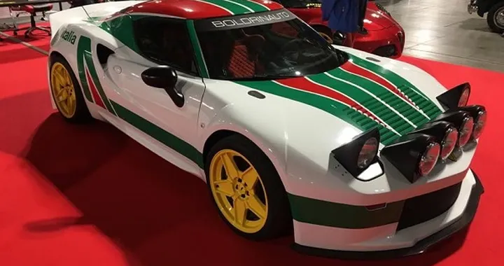 L’Alfa Romeo 4C si veste da Lancia Stratos, e diventa “Stratosferica”!