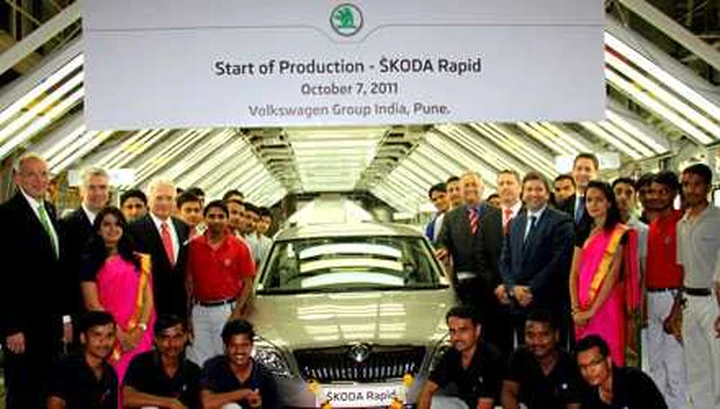 Skoda Rapid, una berlina per l'India