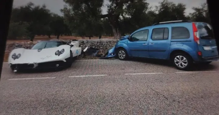 Pagani da sogno distrutta in Puglia: il raduno diventa incubo