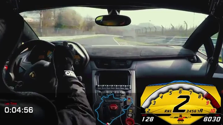 Lamborghini Aventador SV: al Nurburgring in 6’59