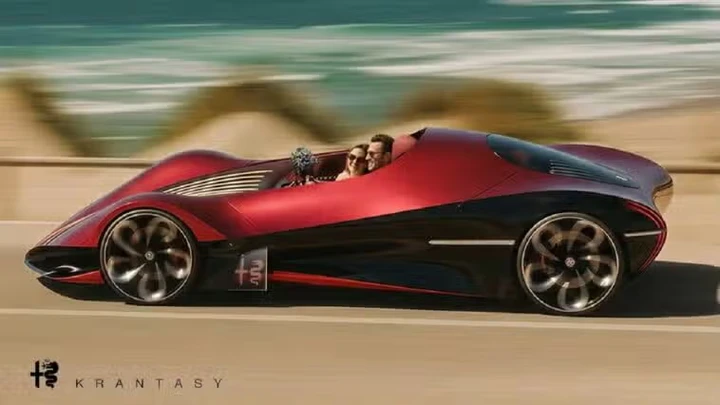 Alfa Romeo Krantasy reinventa la spider italiana in chiave futuristica
