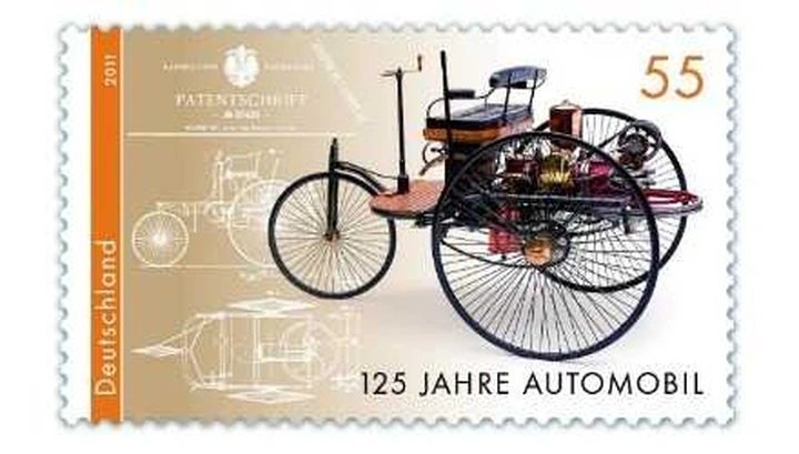 Filatelia e numismatica per i 125 anni dell'automobile