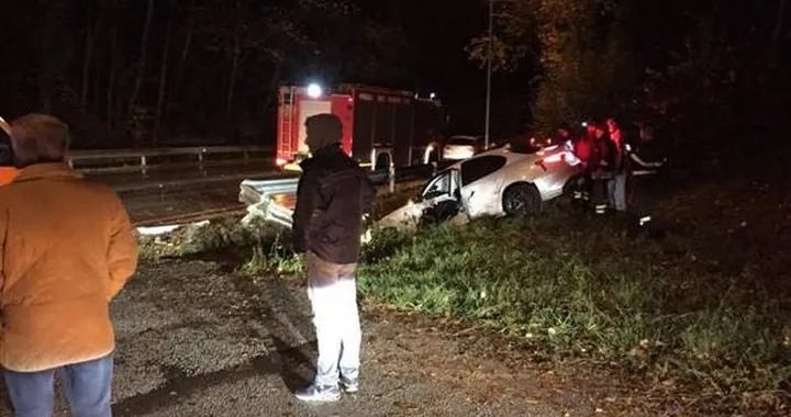 Alfa Giulia, test con incidente a Cassino