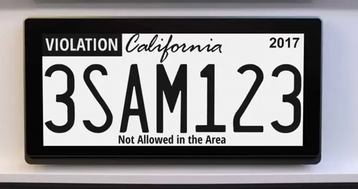Targhe digitali: la rivoluzione inizia in California