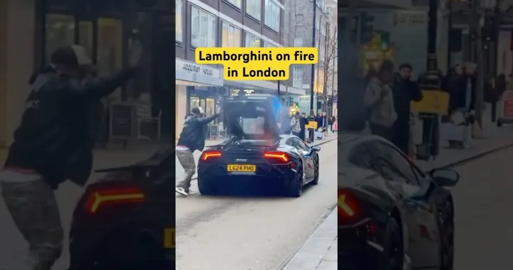 Intervento eroico salva una Lamborghini Huracan Tecnica dalle fiamme [VIDEO]
