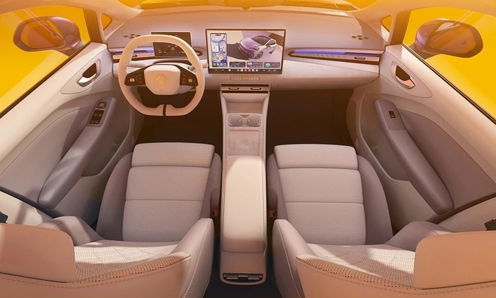 MG4, la compatta EV con batterie semi solide e infotainment Oppo