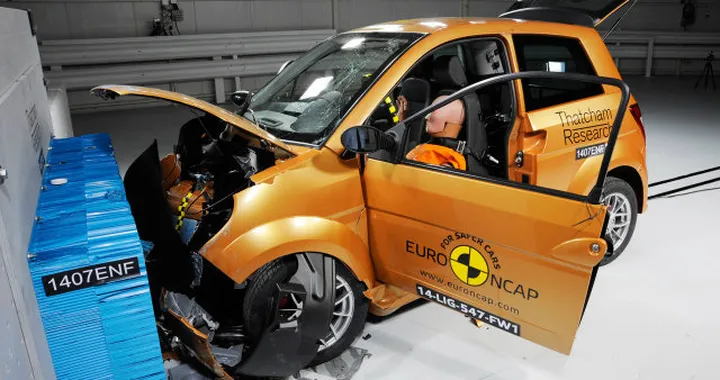 Crash test Euro NCAP per le microcar: è allarme sicurezza