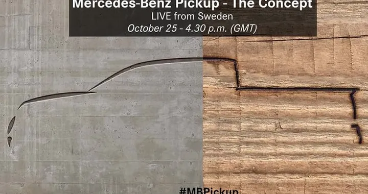 Mercedes: il primo teaser del nuovo pick-up