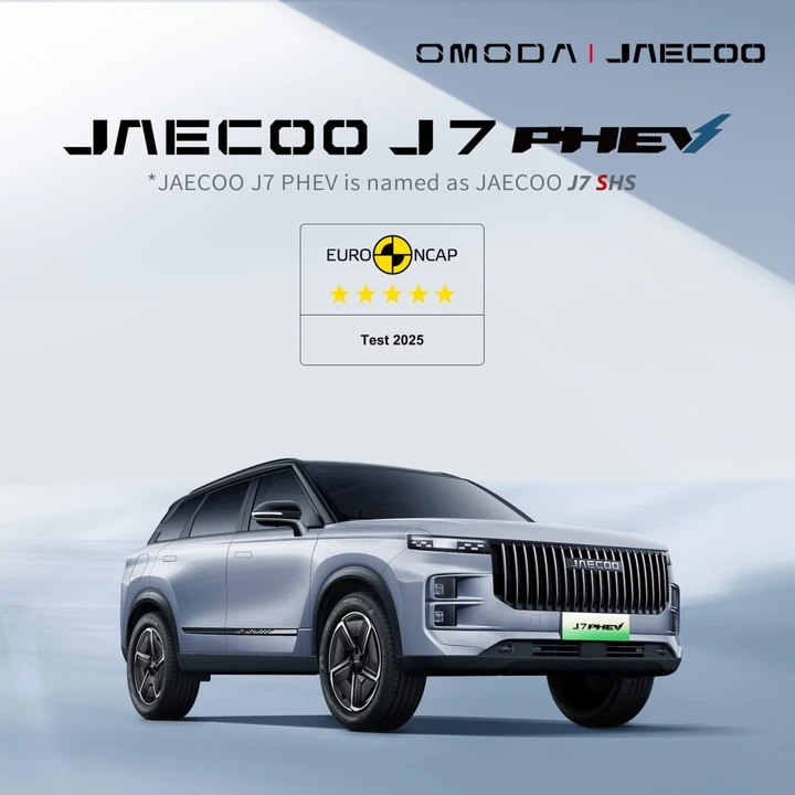 Jaecoo 7 ottiene il massimo nei test sicurezza EuroNCAP