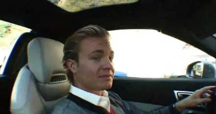 Mercedes SLK in prova con Rosberg a Montecarlo