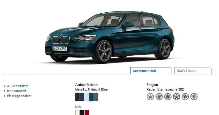 Nuova Bmw Serie 1: in Germania da 23.850 euro