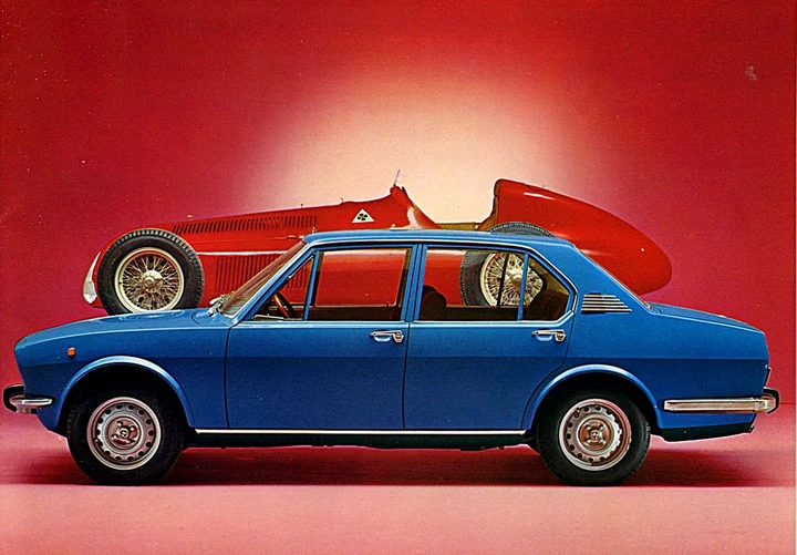 Alfa Romeo Alfetta I Serie 1972: la storia nelle immagini