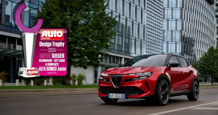 Alfa Romeo Junior ottiene un prestigioso premio in Germania