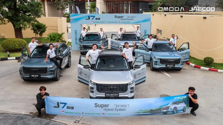 JAECOO 7 PHEV: l'incredibile viaggio da Singapore alla Thailandia con un solo pieno