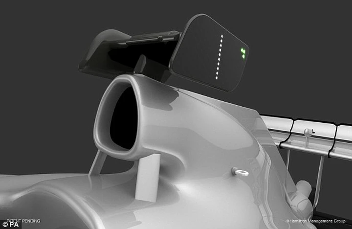 Al GP di Abu Dhabi verrà testato l'Info Wing, un'invenzione di papà Hamilton