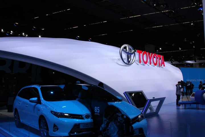 Stand Toyota al Salone di Francoforte 2013