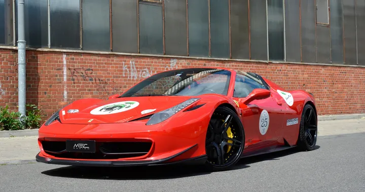 Ferrari 458 Spider Rosso Scossa by Mec Design