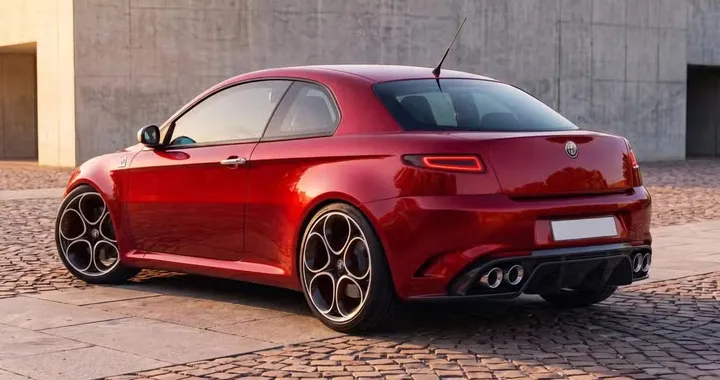 Nuova Alfa Romeo GT V6? No, è un render che immagina il ritorno della coupé Bertone