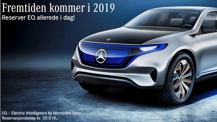 Mercedes EQC: via alle ordinazioni in Norvegia per il futuro SUV elettrico