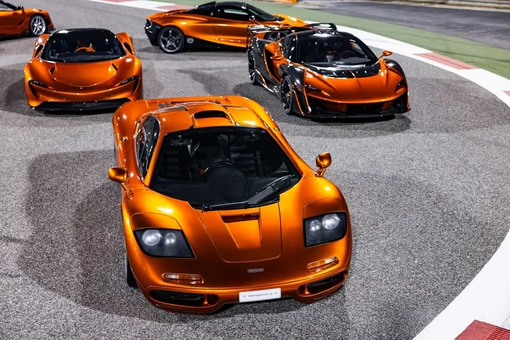 McLaren, all'asta la collezione esclusiva Mansour Orange