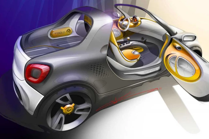 Smart For-Us pick-up al Salone di Detroit 2012
