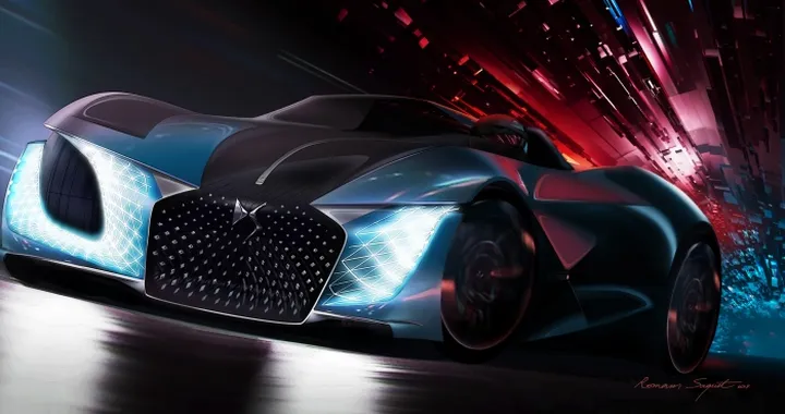 DS X E-Tense, la Casa francese immagina l’hypercar elettrica del 2035