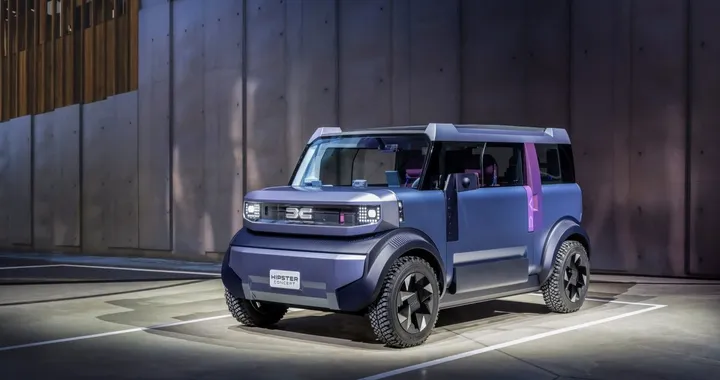 Dacia Hipster Concept: la city car elettrica da 3 metri che ripensa l'auto urbana