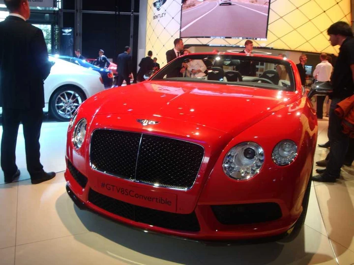 Bentley Continental GT V8 S Convertibile al Salone di Francoforte 2013