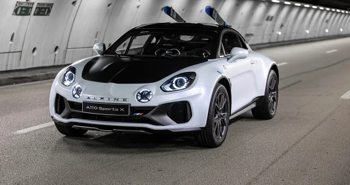 Alpine A110 SportsX, la sportiva delle nevi