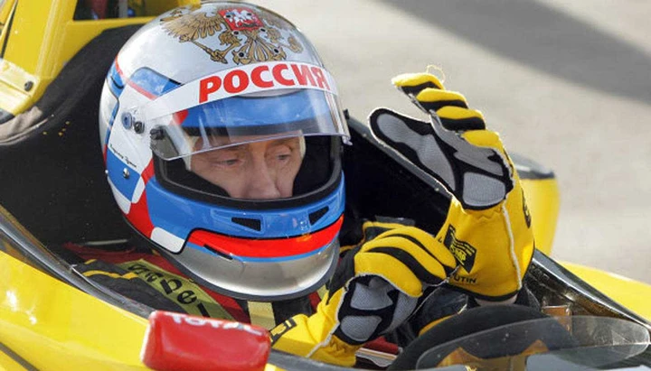 Putin guida una Formula 1