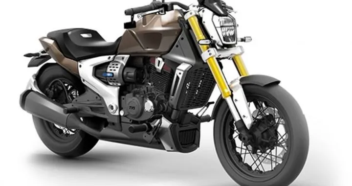 TVS Zeppelin: la moto ibrida indiana con parentela BMW
