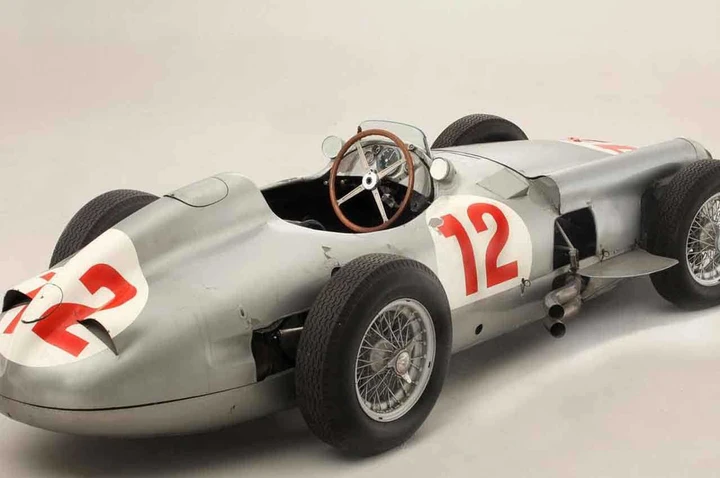 Mercedes W196 F1 di Fangio all'asta