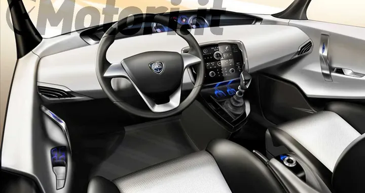 Nuova Lancia Ypsilon: lo studio degli interni