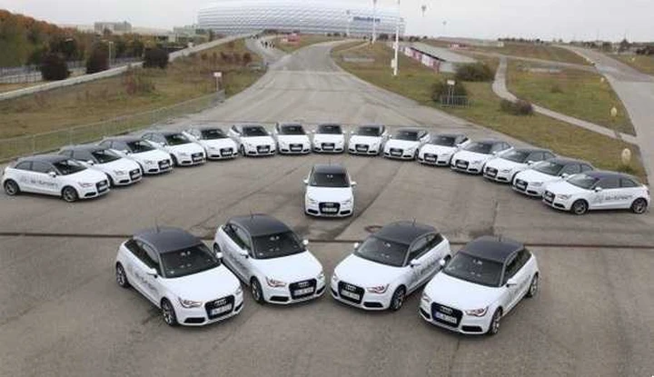 Audi A1 e-tron sulle strade di Monaco