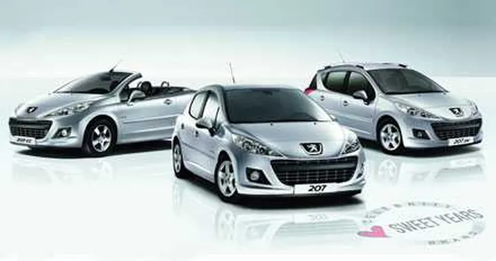 Peugeot 207 Sweet Years, da 14.575 euro