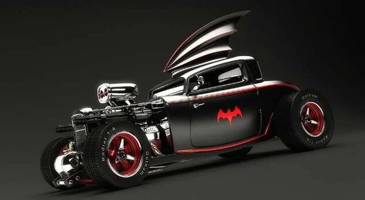 Una Batmobile hot rod da Mark La Frenais