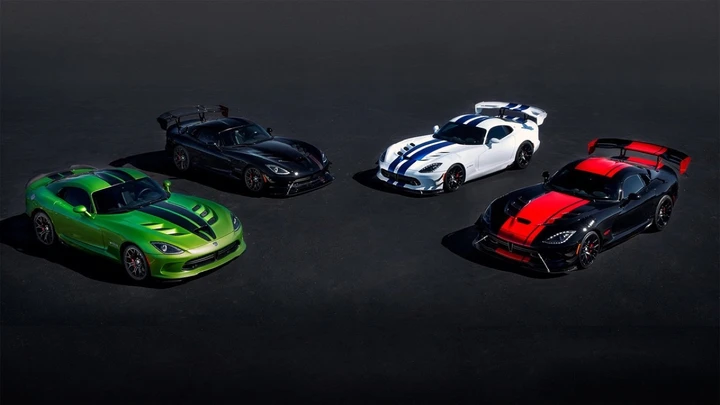 Dodge Viper, 5 serie speciali prima dell’addio