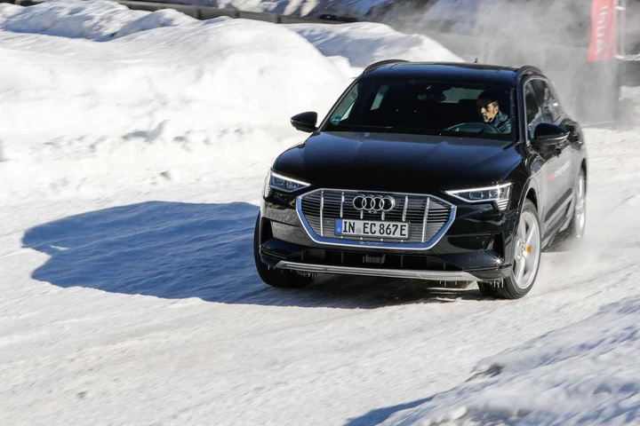 Audi e-tron: Driving Experience a Madonna di Campiglio